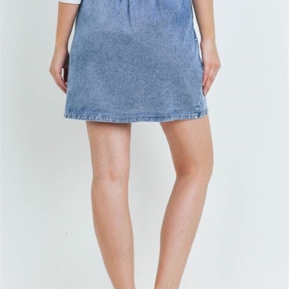 Distressed Jean Skirt - Picture 2 of 4